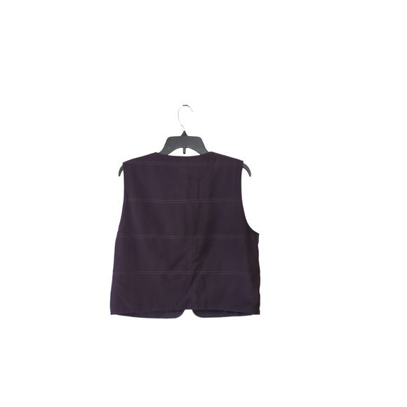 Retro Reversable Purple Vest Size M - Picture 3 of 5